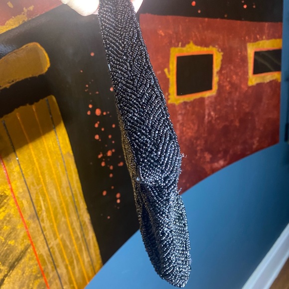 Vintage K.C. Malian black beaded handbag - Picture 10 of 10